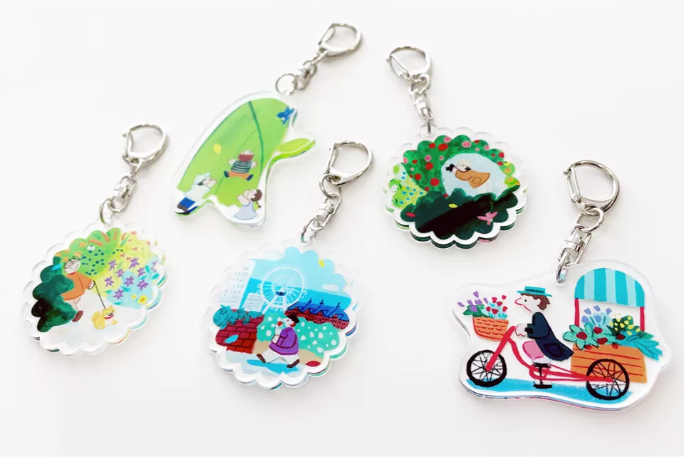 アクリルキーホルダー